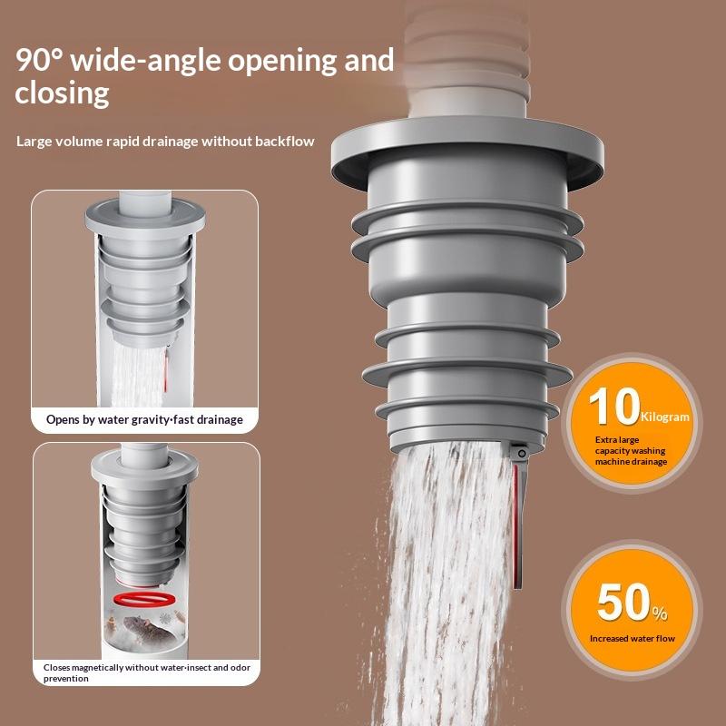 Drain Pipe Clip - Anel de Vedação para Esgoto de